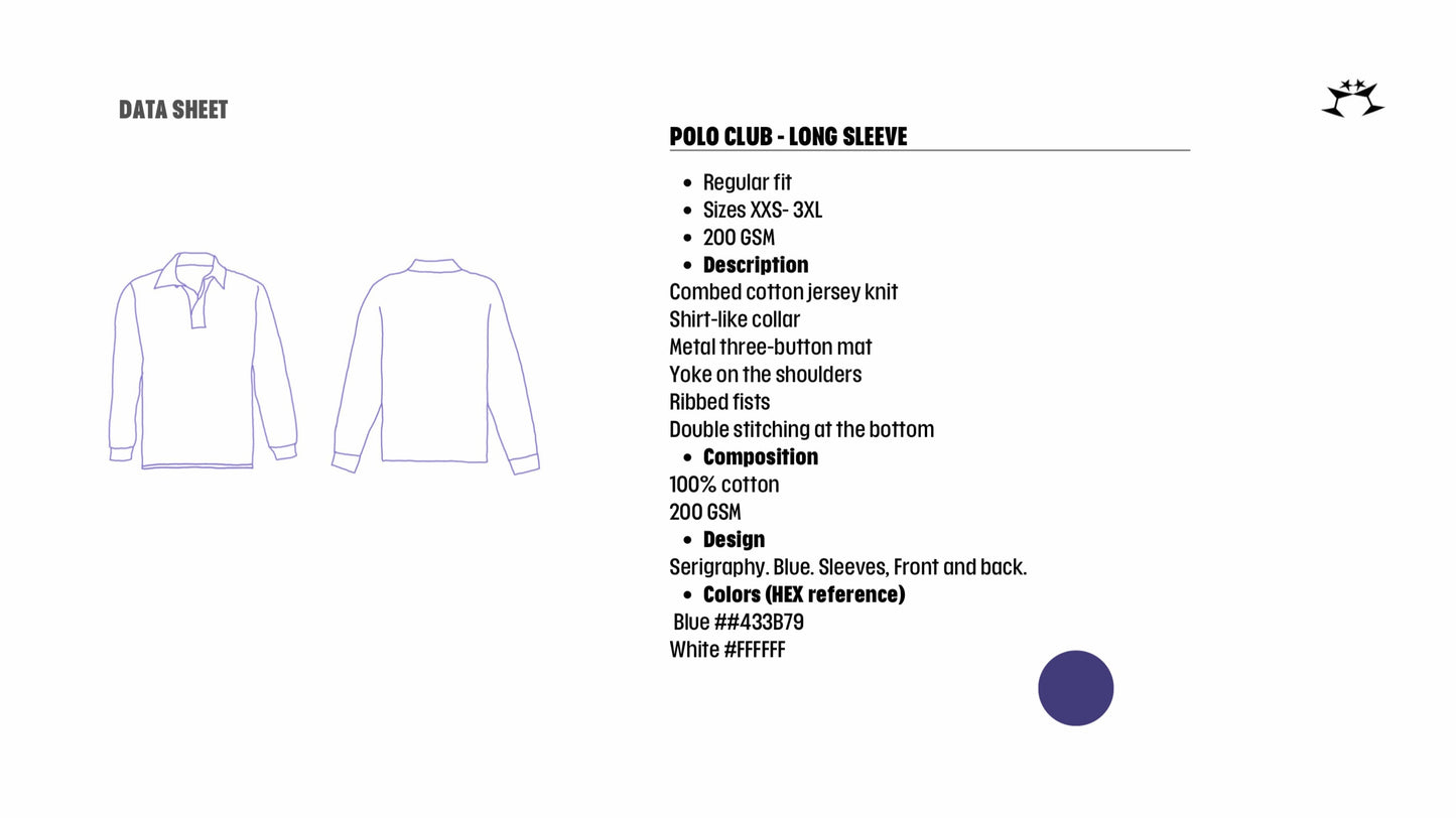 LONGSLEEVE POLO CLUB