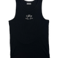 BLACK SLEEVELESS TEE
