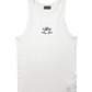 WHITE SLEEVELESS TEE