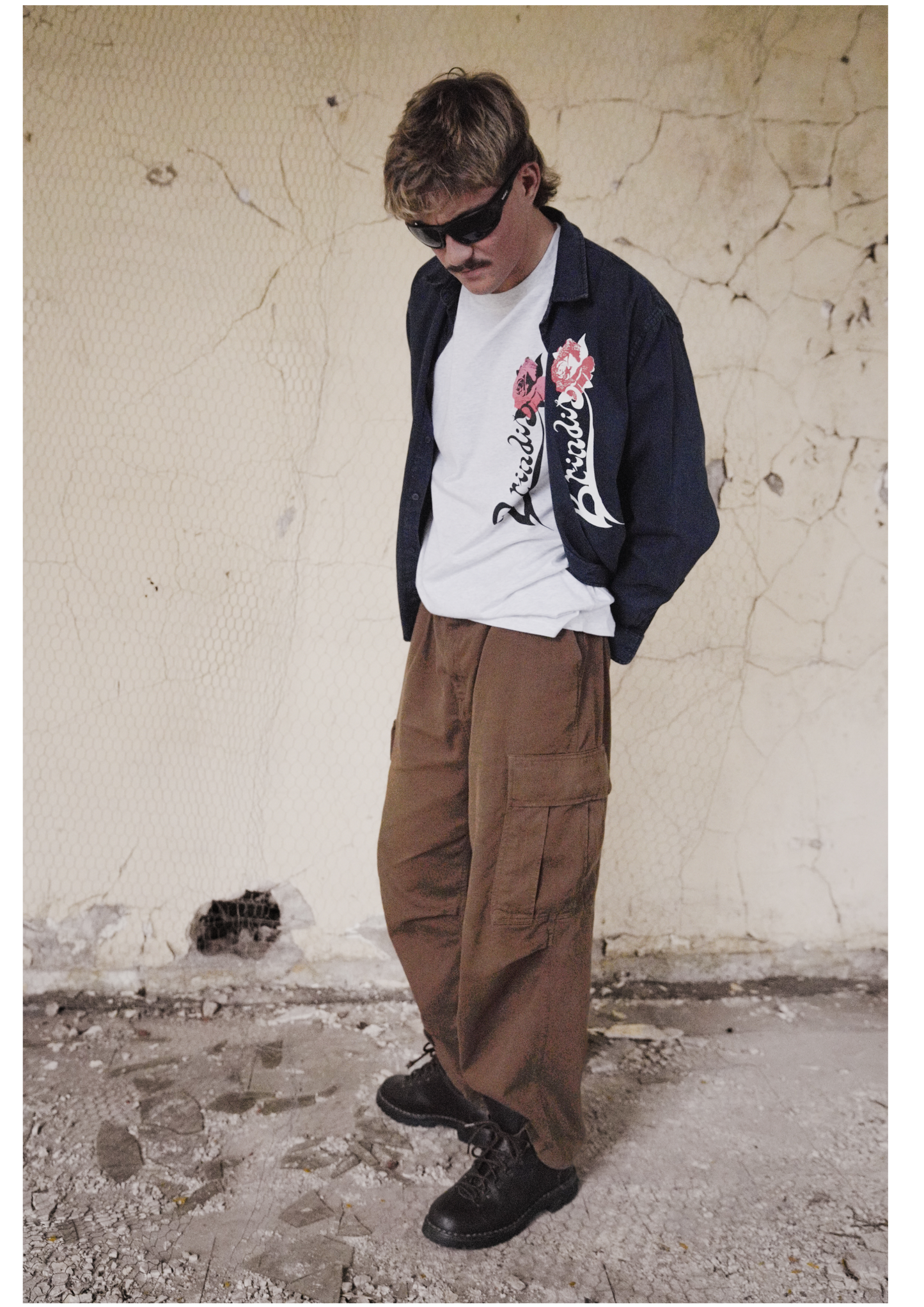 ROSAS- WASHED BLUE SHIRT